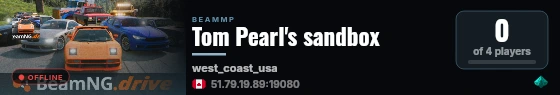 Tom Pearl's sandbox live status badge