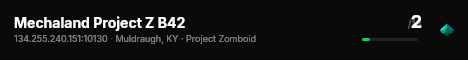 Mechaland Project Z B42 live status badge