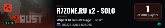R7ZONE.RU x2 - SOLO live status badge