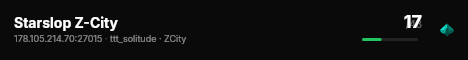 Starslop Z-City live status badge
