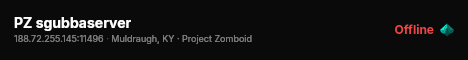 PZ sgubbaserver live status badge
