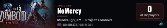 NoMercy live status badge