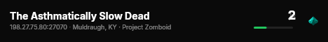 The Asthmatically Slow Dead live status badge