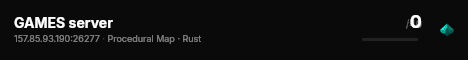 GAMES server live status badge