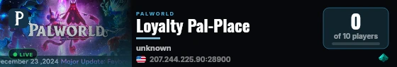 Loyalty Pal-Place live status badge