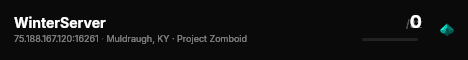 WinterServer live status badge