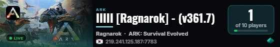 IIIII [Ragnarok] - (v361.7) live status badge