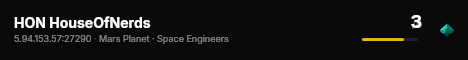 HON HouseOfNerds live status badge