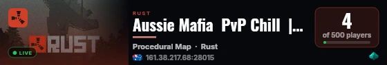 Aussie Mafia  PvP Chill  | Noob Friendly | Low Upkeep live status badge