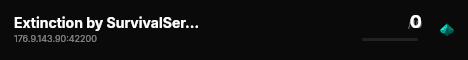 Extinction by SurvivalServers.com live status badge