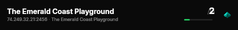 The Emerald Coast Playground live status badge