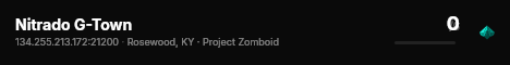 Nitrado G-Town live status badge