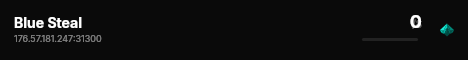 Blue Steal live status badge