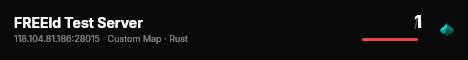 FREEld Test Server live status badge