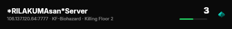 *RILAKUMAsan*Server live status badge