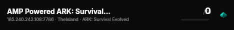 AMP Powered ARK: Survival Evolved Server - (v361.7) live status badge