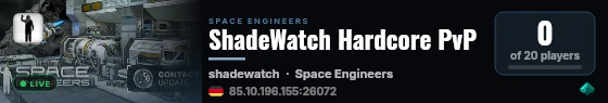 ShadeWatch Hardcore PvP live status badge