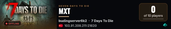 MXT live status badge