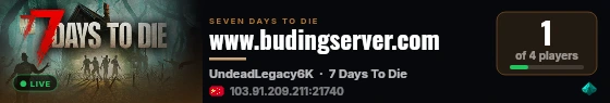 www.budingserver.com live status badge