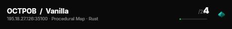 ОСТРОВ  /  Vanilla live status badge