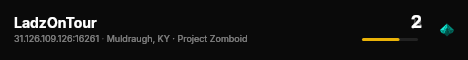 LadzOnTour live status badge