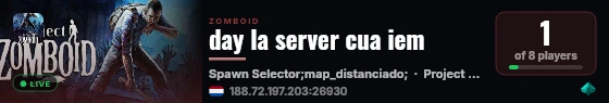 day la server cua iem live status badge