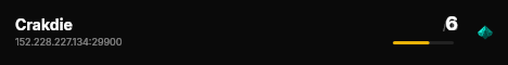 Crakdie live status badge