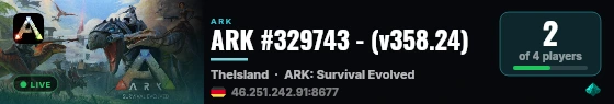 ARK #329743 - (v358.24) live status badge