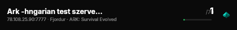 Ark -hngarian test szerver - (v361.7) live status badge