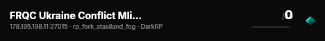 FRQC Ukraine Conflict Mlitary rp live status badge