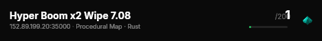 Hyper Boom x2 Wipe 7.08 live status badge