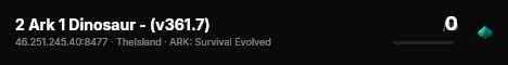 2 Ark 1 Dinosaur - (v361.7) live status badge
