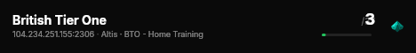 British Tier One live status badge