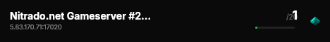 Nitrado.net Gameserver #23567 Novum Iter live status badge