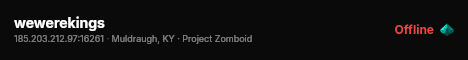 wewerekings live status badge