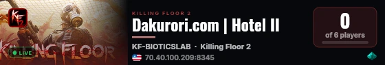 Dakurori.com | Hotel II live status badge