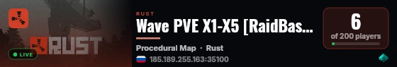 Wave PVE Х1-Х5 [RaidBases, Event, Skills, Quests, PVE] live status badge