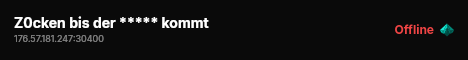 Z0cken bis der ***** kommt live status badge