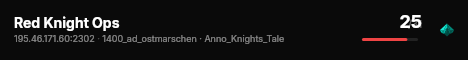 Red Knight Ops live status badge