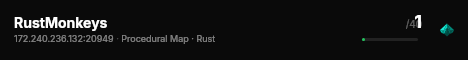 RustMonkeys live status badge