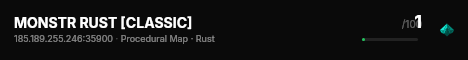 MONSTR RUST [CLASSIC] live status badge