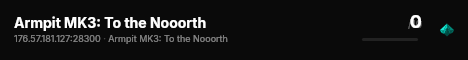 Armpit MK3: To the Nooorth live status badge