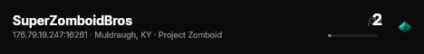 SuperZomboidBros live status badge