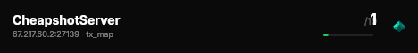 CheapshotServer live status badge