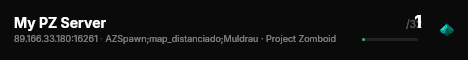 My PZ Server live status badge