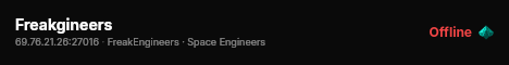 Freakgineers live status badge