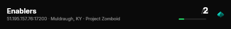 Enablers live status badge
