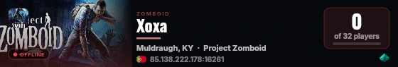 Xoxa live status badge