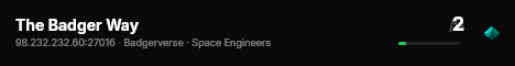 The Badger Way live status badge