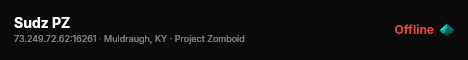 Sudz PZ live status badge